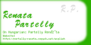 renata partelly business card